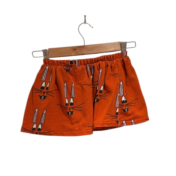 HUGO LOVES TIKI red bunny print skirt - size 6 - Picture 2 of 4